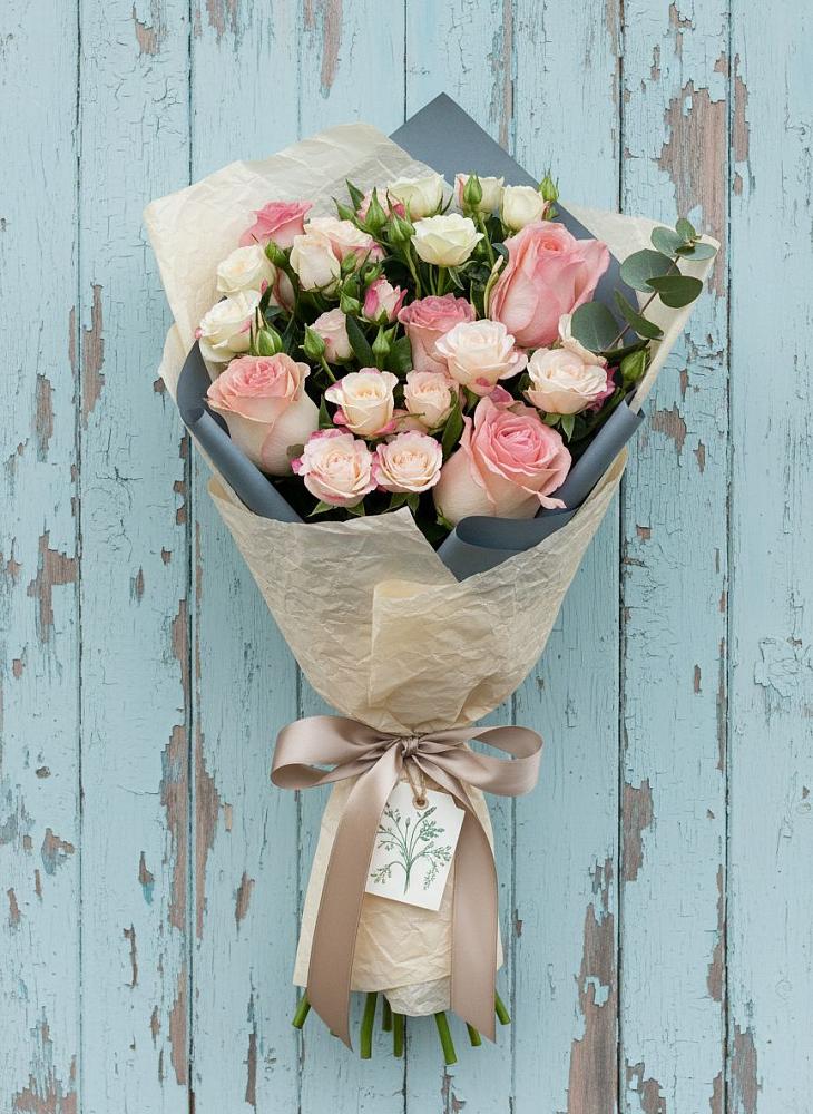 Букет цветов из: Розы в Самойловке