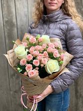 Букет цветов из:  Розы в Самойловке