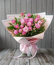 Букет Розовый кустик #REPLACE_PRED# Самойловке