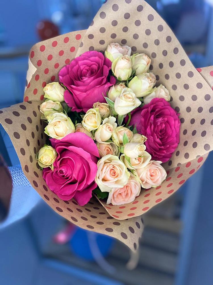 Букет цветов из: Розы в Самойловке