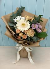 Букет цветов из:  Герберы и Хризантемы в Самойловке