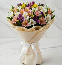 Букет цветов из:  Альстромерии #REPLACE_PRED# Самойловке