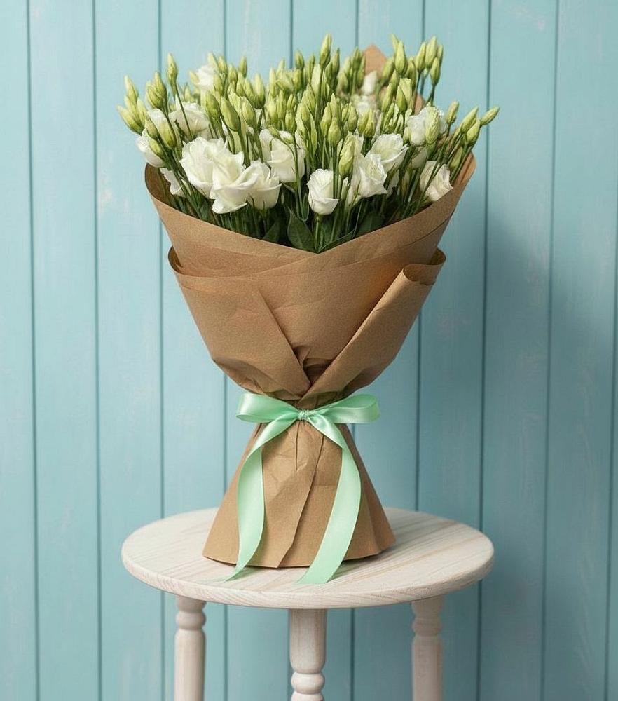 Букет цветов из: Лизиантусы в Самойловке