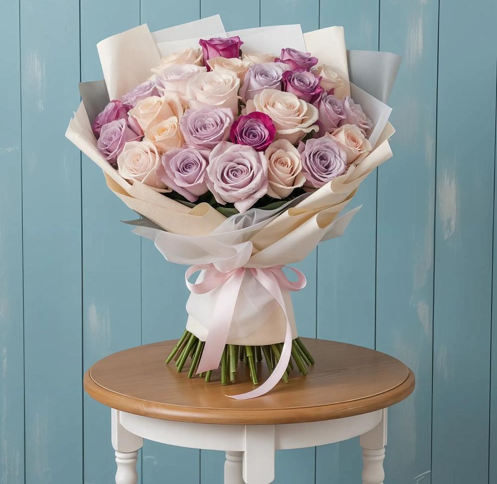 Букет цветов из: Розы в Самойловке