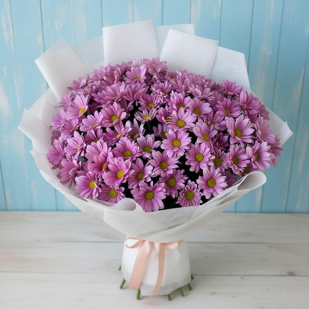 Букет цветов из: Хризантемы в Самойловке