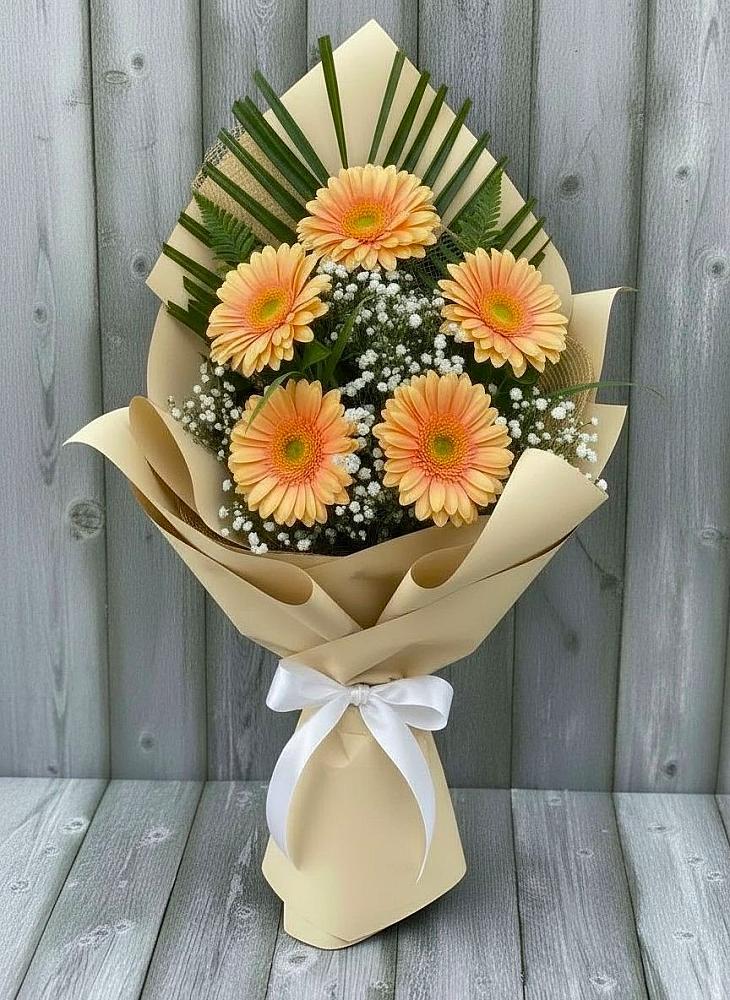Букет цветов из: Герберы в Самойловке