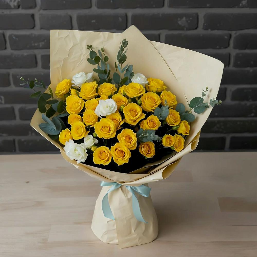 Букет цветов из: Розы в Самойловке