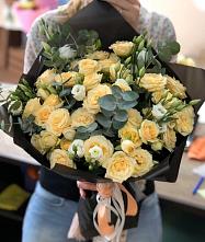 Букет цветов из:  Розы и Лизиантусы #REPLACE_PRED# Самойловке