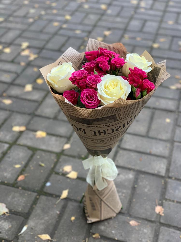 Букет цветов из: Розы в Самойловке