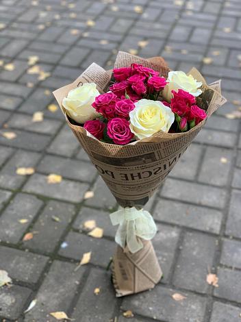 Букет цветов из: Розы в Самойловке