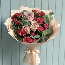 Букет цветов из:  Гвоздики и Розы в Самойловке