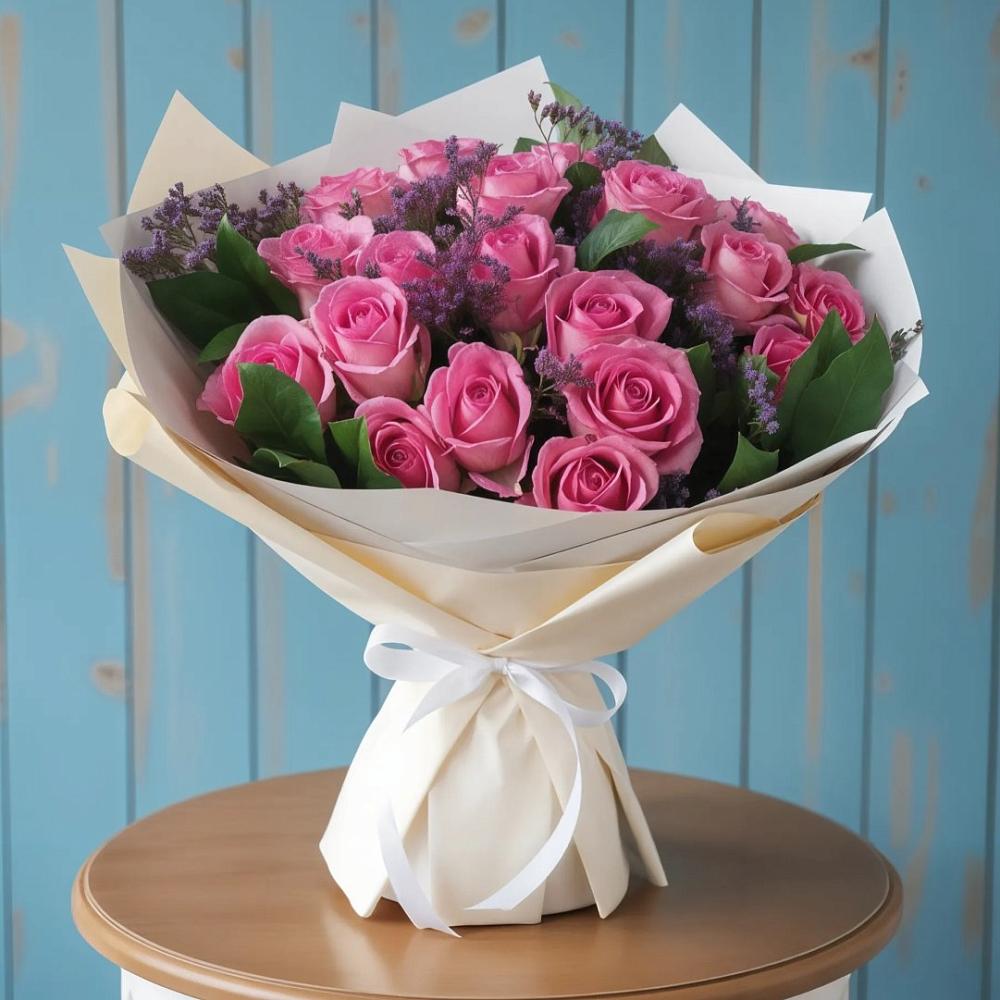 Букет цветов из: Розы в Самойловке