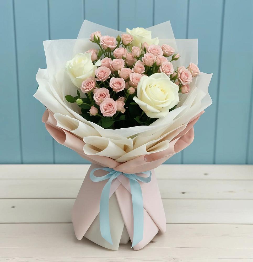 Букет цветов из: Розы в Самойловке