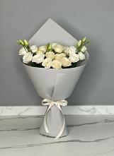 Букет цветов из:  Розы и Лизиантусы #REPLACE_PRED# Самойловке